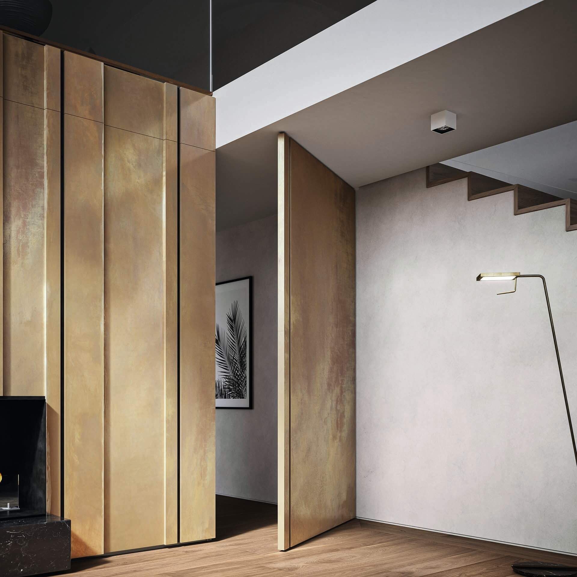 Boiserie modulare Porta bilico - Wood Interiors